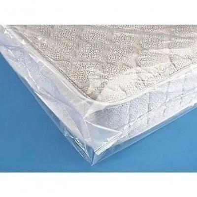 Saco Plástico para Embalar Colchão 90X250X0,14 Canelado para Solteiro Transparente