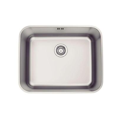 Cuba de Embutir Dora 50 BL R6 Retangular em Aço Inox Acetinado com Válvula e Escape Inox