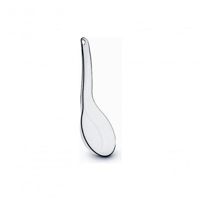 Colher Descartável Indiana Cristal 115MM Embalagem com 100 Unidades Transparente Higipack