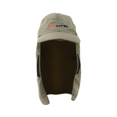 Boné com Mosquiteiro Aruana com Aba Estilo Legionário e Iluminação LED Cinza Outdoor