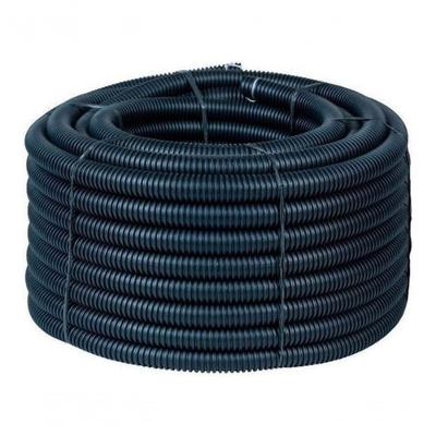 Conduíte Eletroduto 3-4 Reforçado Dual com Rolo 50M para Passagem de Cabos Preto Higipack