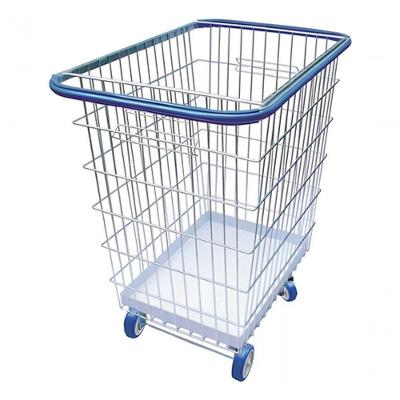 Carrinho com Bandeja G3 Capacidade 300L em Aço Carbono SAE 1020 Galvanizado Prata Higipack