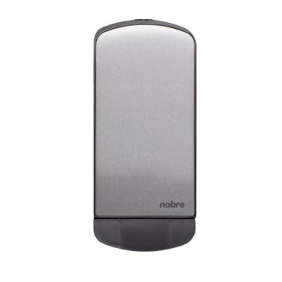 Dispenser Inox Escovado 800ML para Sabonete Líquido Ou Álcool em Gel Prata Nobre