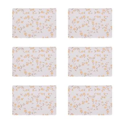 Jogo Americano Copa E Cia 6 Peças Pvc Print Glimer Daisy