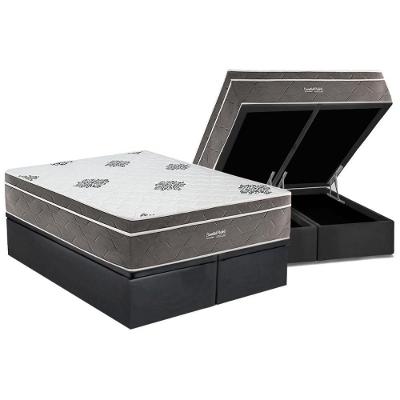 Cama Box Baú Queen + Colchão Molas Inovaflex Essential