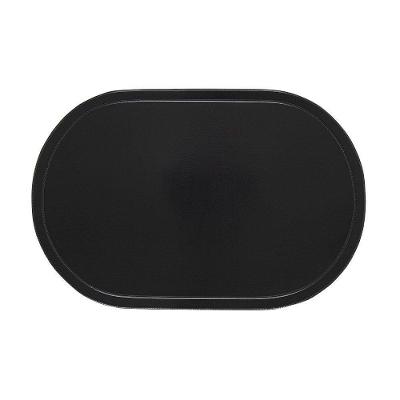 Jogo Americano Copa E Cia Avulso Pvc Color Oval Preto