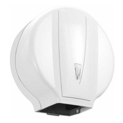 Dispenser para Papel Higiênico Unik Rolo 300 a 600M com Visor Branco Higipack