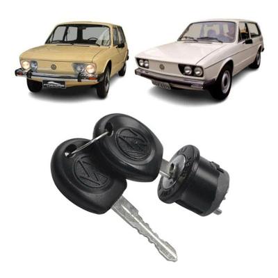 Cilindro de Ignição para Coluna de Direção 143.905.855.1 Preto Compatível com Volkswagen Brasília