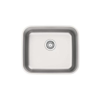 Cuba de Embutir Dora 40 BL R6 Retangular em Aço Inox Acetinado com Válvula 4 1-2 Inox