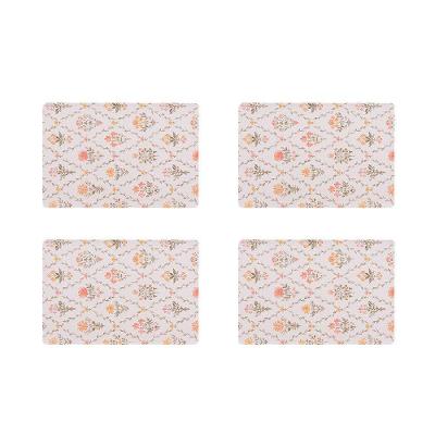 Jogo Americano Copa E Cia 4 Peças Pvc Print Glimer Flowers