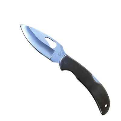 Canivete Spider com Trava Lâmina em Aço Inoxidável 8 cm Cabo em Aço Escovado Spider Import