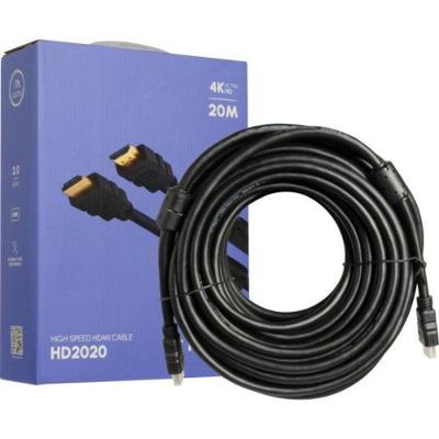 Cabo HDMI HD2020 2.0 4K 20 METROS com Filtro Conectores HDMI Macho Fortrek