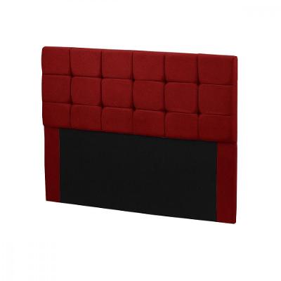 Cabeceira Para Cama Box Casal Julia Veludo Vermelho Star Confort