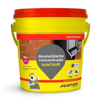 Desmoldante Concentrado Balde 18L para Formas de Concreto Quartzolit