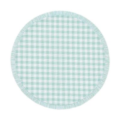 Jogo Americano Copa E Cia Avulso Trama Circular Vichy Verde