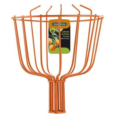 Colhedor de Frutas Grande em Aço Carbono sem Cabo para Agricultura Horticultura Fruticultura
