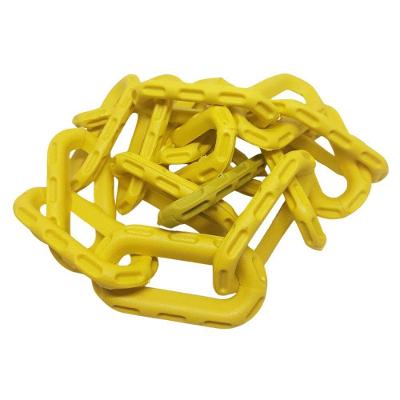 Corrente Plástica Elo g Amarela [F103] 80 MT para Sinalização em Polipropileno Amarelo Ferreira Mold