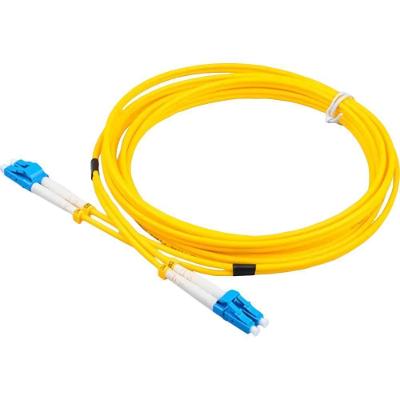 Cabo de Fibra Óptica LC-Upc Duplex 3 mm 2 METROS para Transmissão Bidirecional com Baixa Perda
