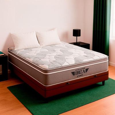 Cama Box Baú Viúvo com Colchão Ibiza Molas Ensacadas 128x188x22 Marrom V-Store