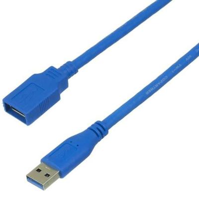 Cabo USB Extensor 5M 3.0 para Conexão de Dispositivos com Transferência de Dados Rápida Azul