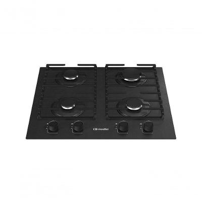  Cooktop Mueller 4 Bocas Antiaderente com Grades de Ferro Fundido MCG4BN Bivolt 