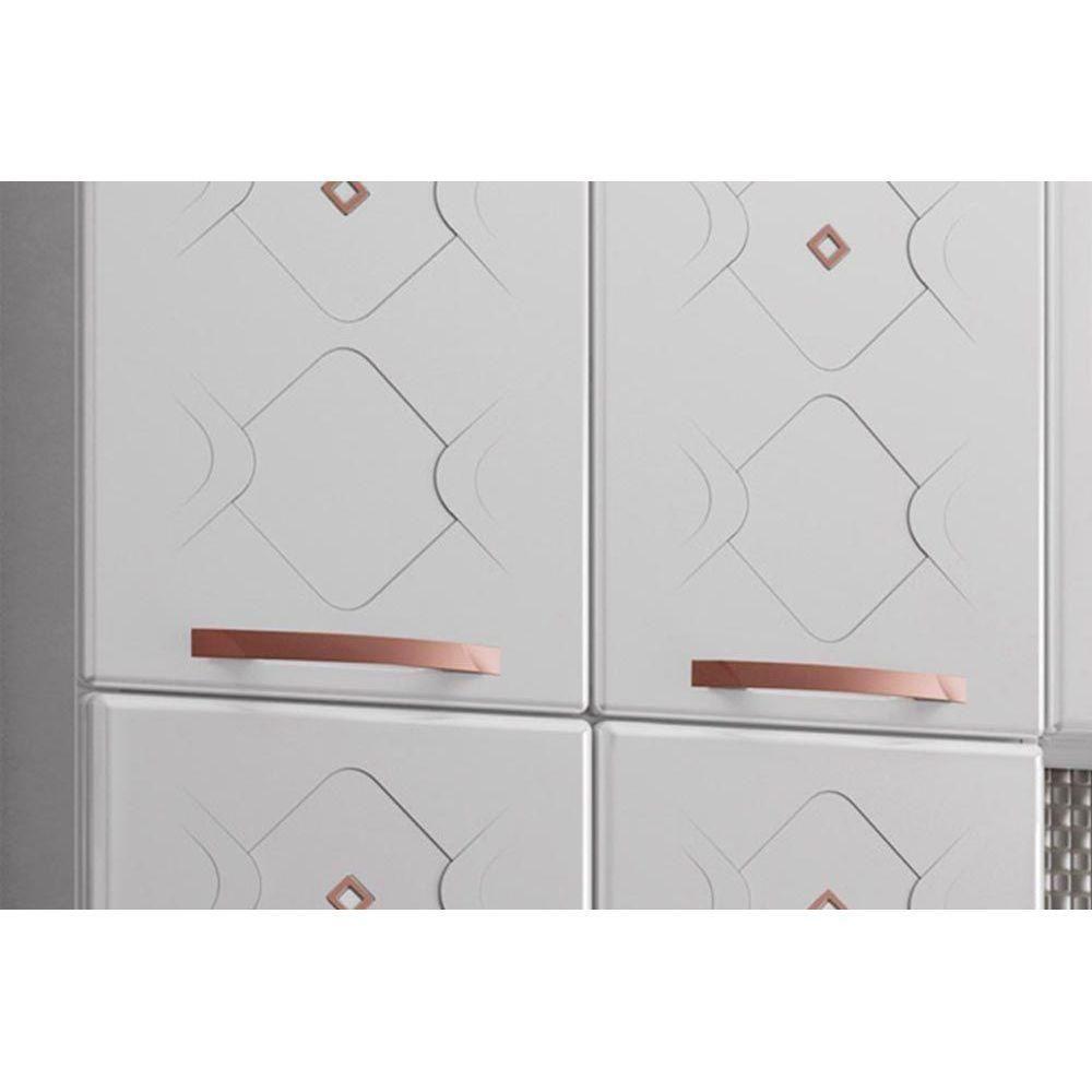 Cozinha Modulada Telasul Mirage New  3 Peças (2 Armários + 1 Paneleiro) CPT114 Branco - 7