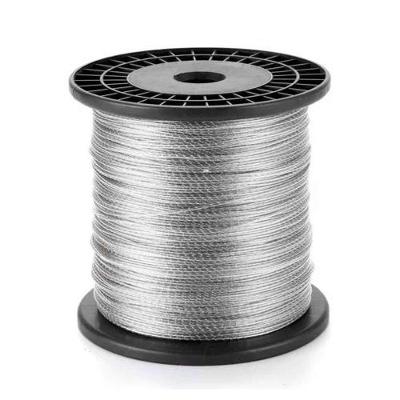Corda para Varal Corda Varal Aço Revestido PVC 500M Uso Doméstico em Cabo de Aço Durável Del Wal