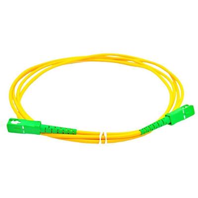 Cabo de Fibra Óptica SC-APC Single Mode 3 mm 5 METROS com Baixa Perda de Sinal