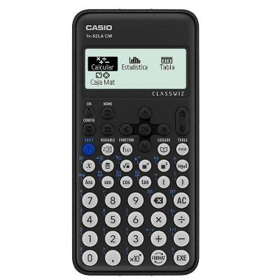 Calculadora Científica Casio FX-82LA CW com Funções Matemáticas Básicas e Tela de Alta Resolução