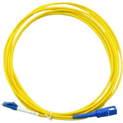 Cabo de Fibra Óptica LC-UPC Single Mode 3MM 5M com Baixa Atenuação e Alta Capacidade de Dados