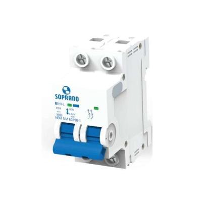 Disjuntor 6K Branco 2X40A IP20 NBR NM 60898-1 415V com Certificação INMETRO Soprano