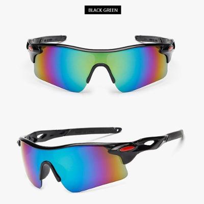 Óculos de Ciclismo SSRB0026 com Lentes de Policarbonato Preto Verde OEM