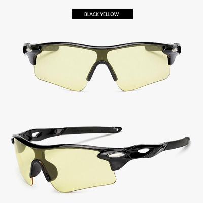 Óculos de Ciclismo SSRB0026 com Lentes em Policarbonato UV400 Preto Aielbro