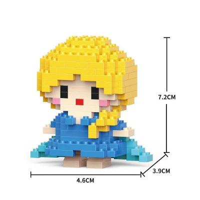 Brinquedo Blocos de Montar Infantil W2601-28 Educativo Tema Animais em Plástico ABS OEM
