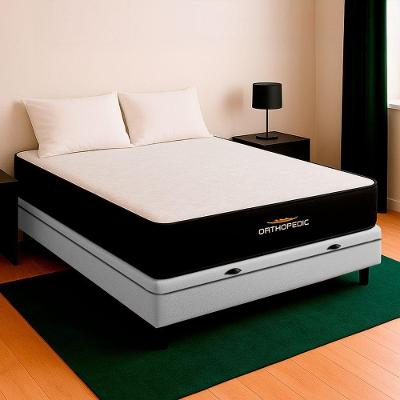 Cama Box Completa Casal Orthopedic D33 com Colchão Espuma V-Store