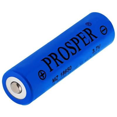 Bateria Recarregável 18650 Prosper Distribuidora Prosper MZ 2000MAH 3.7V Íon de Lítio