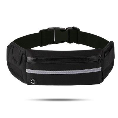 Bolsa Pochete Esportiva Unissex Impermeável para Celular com Faixa Refletiva Preto OEM