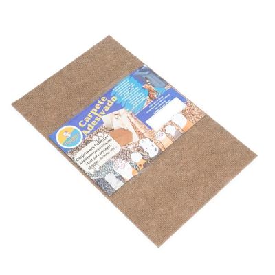 Arranhador Adesivo para Gato OEM em Carpete 100% Poliéster Bege 30x48cm 1 Unidade