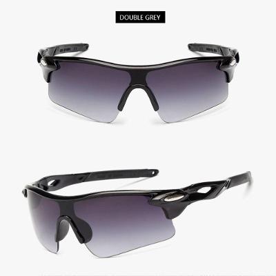 Óculos de Ciclismo SSRB0026 com Lentes de Policarbonato e Proteção UV400 Cinza OEM