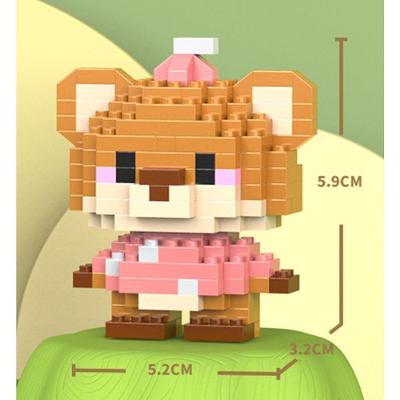 Blocos de Montar Infantis W1502-11 Brinquedo Educativo em Plástico ABS Ecológico MOC