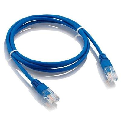 Cabo de Rede UTP CAT5 Blue 1,8M para Redes Até 100 MBPS Azul Microfins