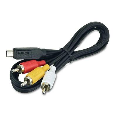 Cabo Composto Gopro Acmps-301 para Hero 3 Hero 3 Plus e Hero 4 com Saída Mini USB para TV LCD
