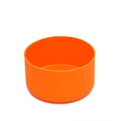 Manga Protetora para Garrafa OEM 1 # em Silicone para Água em Aço Inoxidável 300ml a 600ml Laranja