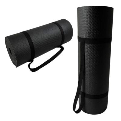 Colchonete Academia Tapete Yoga 100x50x10 em EVA Leve com Amortecimento Preto OEM