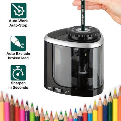 Apontador de Lápis Elétrico de Mesa OEM Automático para Grafite de 6-8 mm com Recursos de Segurança