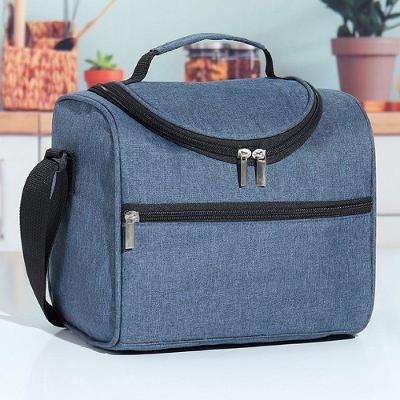 Bolsa Térmica para Marmita com Isolamento em Pano Oxford Catiônico à Prova D'água Azul OEM