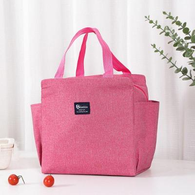 Bolsa Térmica Grande para Marmita em Oxford Impermeável com Isolamento para Escritório Rosa OEM