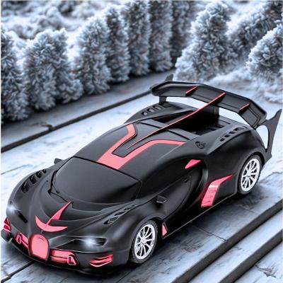 Carrinho de Controle Remoto Morceg sem Fio com Farol LED Preto-Vermelho OEM