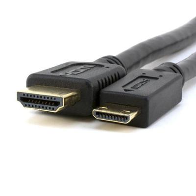 Cabo HDMI para Mini HDMI 3M com Conectores Banhados a Ouro e Redução de Interferências Microfins