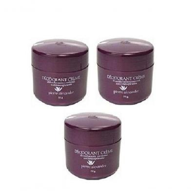 Desodorante em Creme Desodorante Pierre Alexander Pote Kit com 3 Unidades sem Álcool Pierre